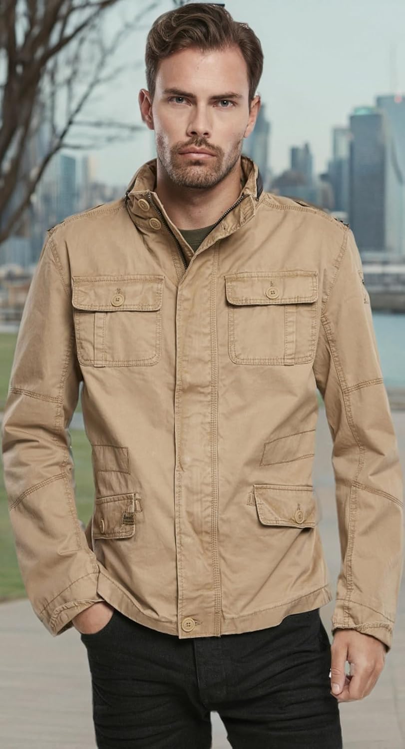 Men Military Coat - Image 6